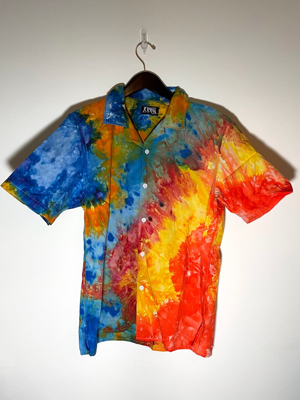 Tie Dye Button-up #19 - Large