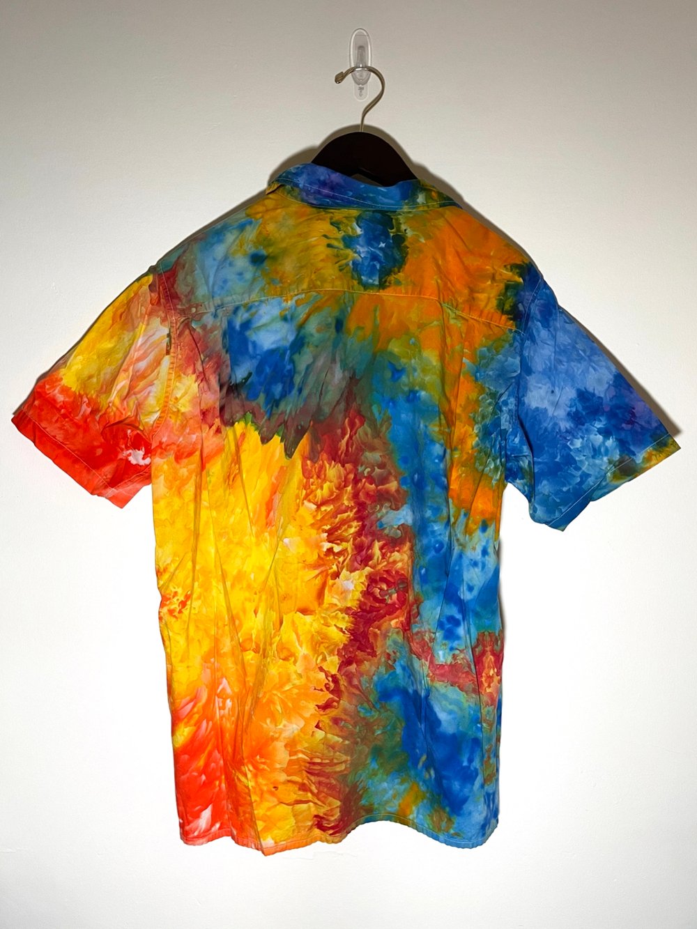 Tie Dye Button-up #19 - Large