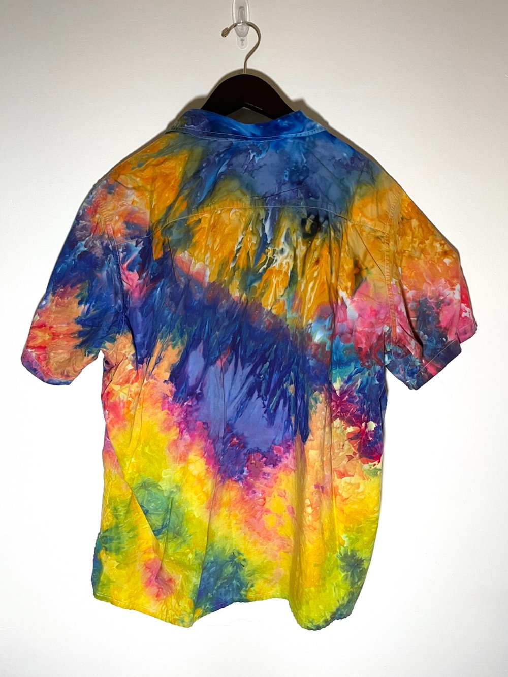 Tie Dye Button-up #20 - Extra Large