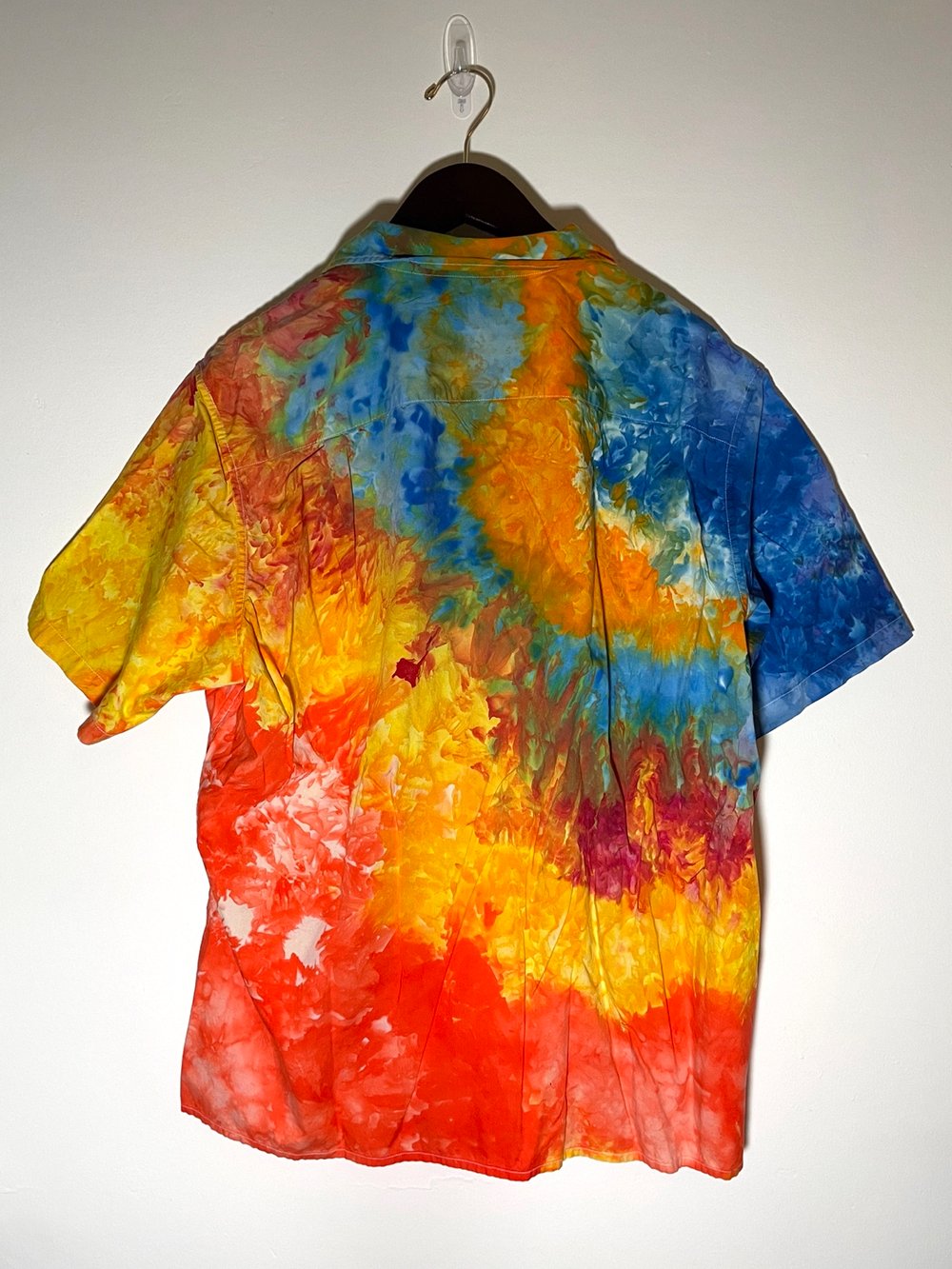 Tie Dye Button-up #21 - Extra Large