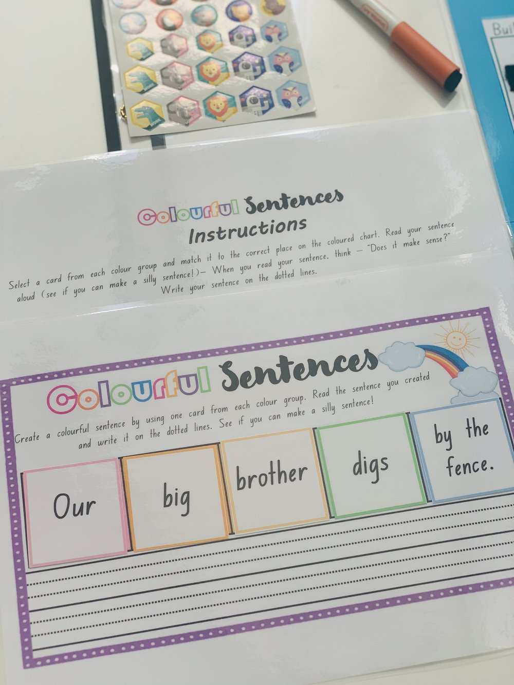 Image of Sentence Building & Word Kit