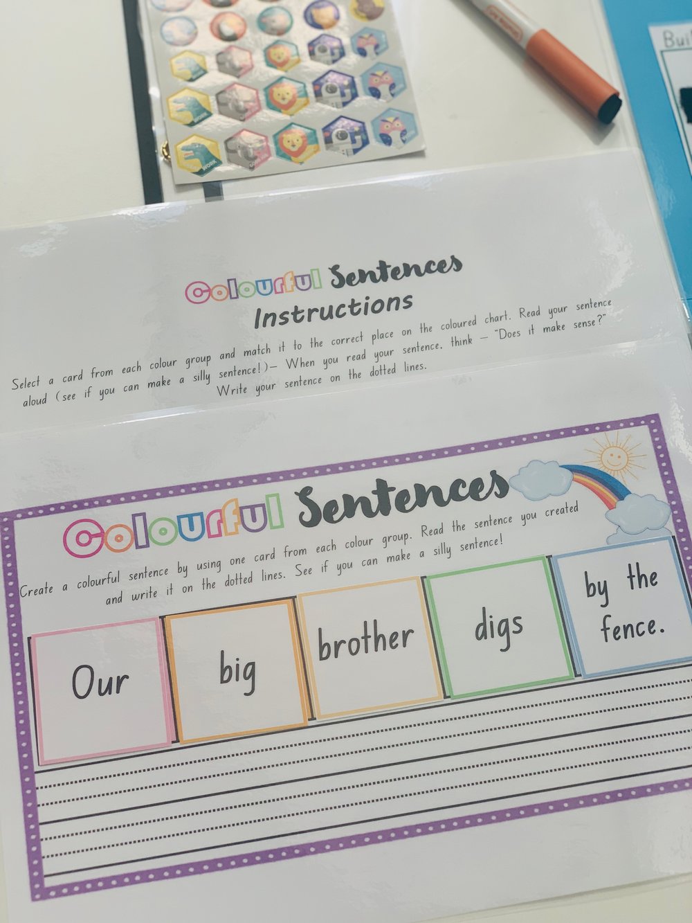 Image of Sentence Building & Word Kit 