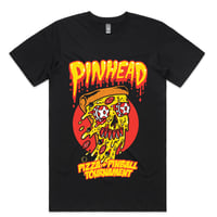 Image 2 of COLLECTION 5 | LE. 02 | PIZZA + PINBALL TEE (Front Print Only)