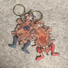 Ralph & Alf Labyrinth Door Guards Keyring