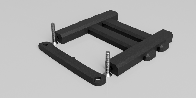 Arrma Infraction Front Bull Bar Bumper DIY Installation Kit for Stock Splitter