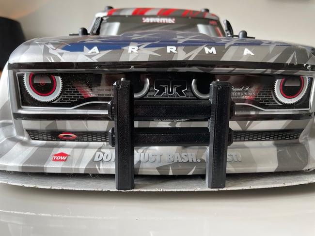 Arrma Infraction Front Bull Bar Bumper DIY Installation Kit for Stock Splitter