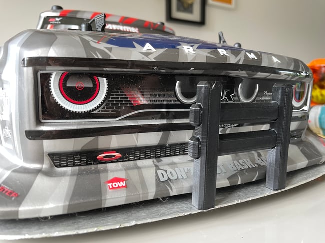 Arrma Infraction Front Bull Bar Bumper DIY Installation Kit for Stock Splitter