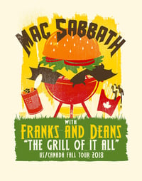 Mac Sabbath silk screened Tour poster 