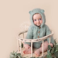 Image 5 of Luxury bear romper made to order