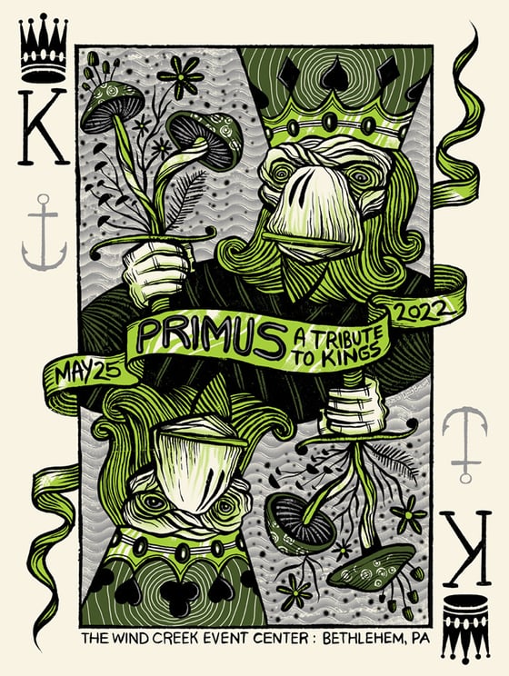 Image of PRIMUS : MUSHROOM KING VERDE VARIANT : BETHLEHEM