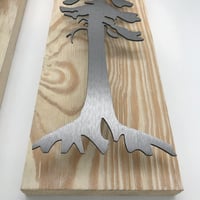 Image 5 of Set of Pine Tree on White Washed Pine