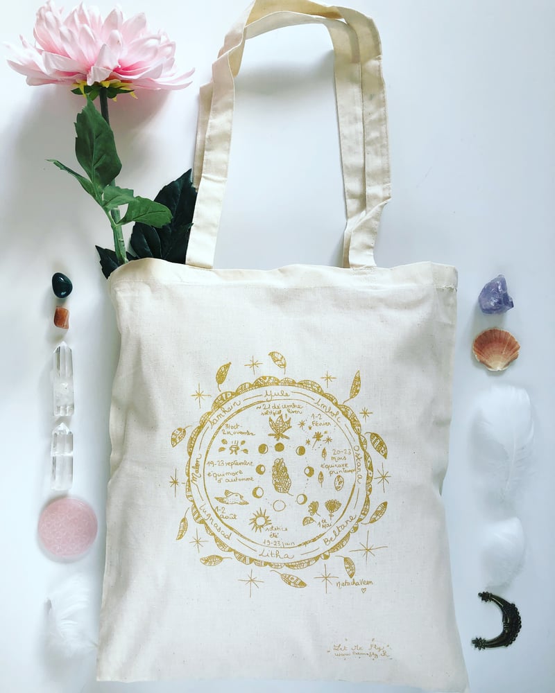 Image of Tote Bag *Roue Païenne*