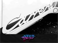 2x Carrera Side decals Premium Quality