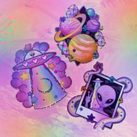 Image 1 of Alien Invasion Sticker Pack