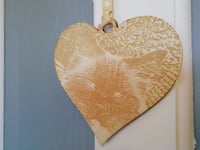 Image 3 of Photo Engraved Hanging Heart