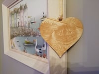 Image 4 of Photo Engraved Hanging Heart