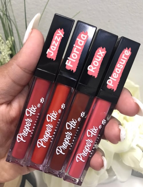 Image of Vegan Proper Fix Matte Liquid Lipsticks 