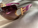 Image 2 of Dior Sunglasses with Purple & Gold Detail