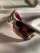 Image 1 of Dior Sunglasses with Purple & Gold Detail