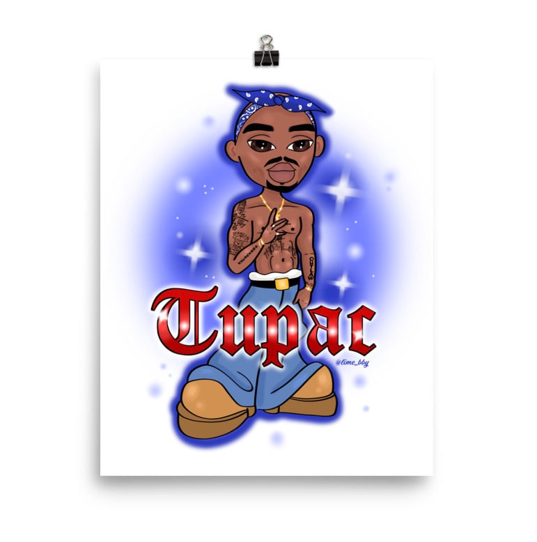 Image of Tupac Bratz Art Print