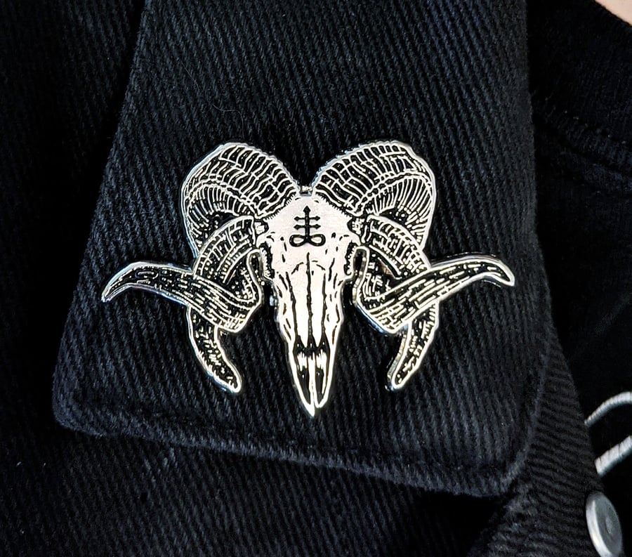 Image of The Leviathan Ram Enamel Pin