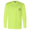 Pipe & Chain Logo - Safety Green Longsleeve