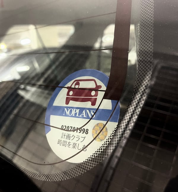 Image of NOPLANS Japanese Parking Sticker