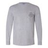 Pipe & Chain Logo -Gray Longsleeve