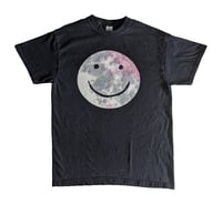 Image 2 of HⒶPPY Tie-Dyed Black T-Shirt