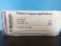 Image 1 of Solon Cotton Tipped Professional Applicators 6" For Audio Use (100-Pack)