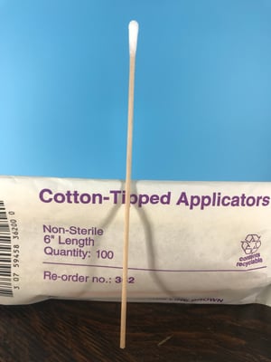 Image of Solon Cotton Tipped Professional Applicators 6" For Audio Use (100-Pack)