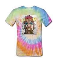 Image 2 of Rainbow Unisex Tie Dye Nachami Tee