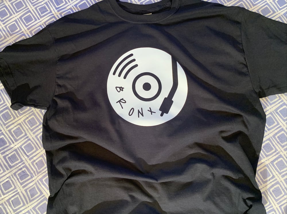 Image of Vintage Turntable TShirt Rep your Borough, City or Country