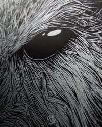 Image 4 of BUBOS<br/>Metallic Silver Variant<br/> <small>Limited Edition Screen Print</small>