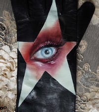 Image 4 of The Pale Eye: hand painted vintage leather glove 