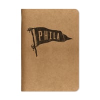 Phila Pennant Kraft Notebooks