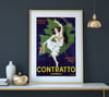 Contratto Vermouth Bianco | Leonetto Cappiello | 1925 | Vintage Ads| Wall Art Print | Vintage Poster