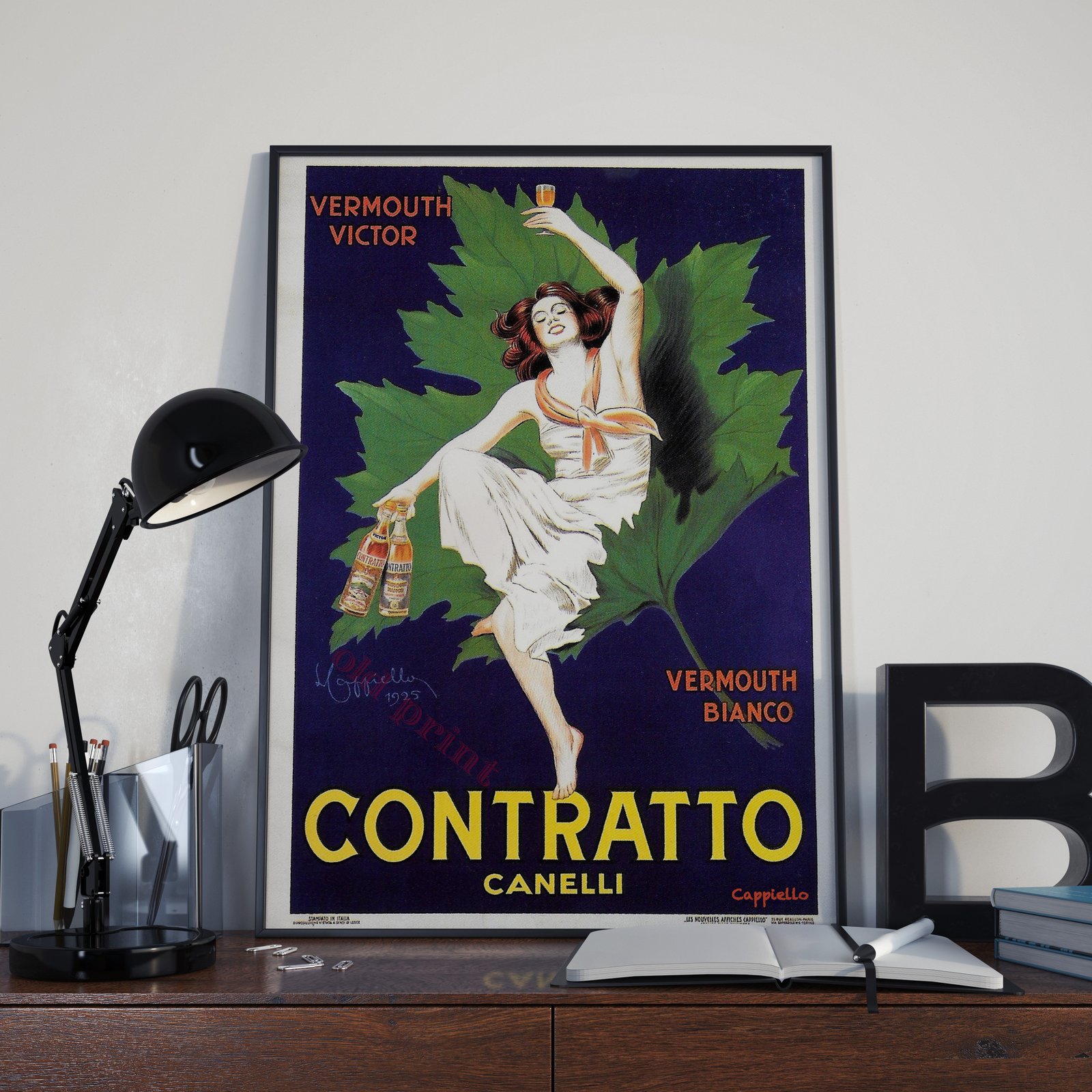 Contratto Vermouth Bianco | Leonetto Cappiello | 1925 | Vintage