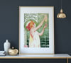 Absinthe Robette | Henri Privat-Livemont | 1896 | Vintage Ads | Wall Art Print | Vintage Poster