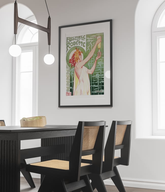 Absinthe Robette | Henri Privat-Livemont | 1896 | Vintage Ads | Wall Art Print | Vintage Poster