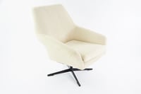 Image 1 of Fauteuils coquilles pivotantes XL velours côtelé