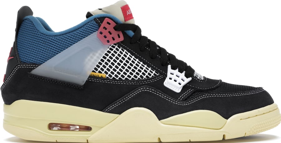 Image of Nike Retro Air Jordan 4 Union LA "Off Noir" Sz 7