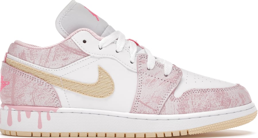 Image of Nike Jordan 1 Low "Paint Drip"