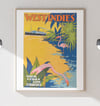 West Indies | 1931 | Wall Art Print | Home Decor | Vintage Travel Poster