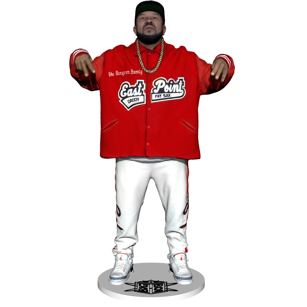 Big Boi  (from Outkast) 7 Inch 3D Printed statue - 2 styles 