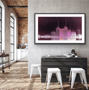 Electric Dreams Invert Pink - Battersea Power Station - Limited Edition Print 1/3