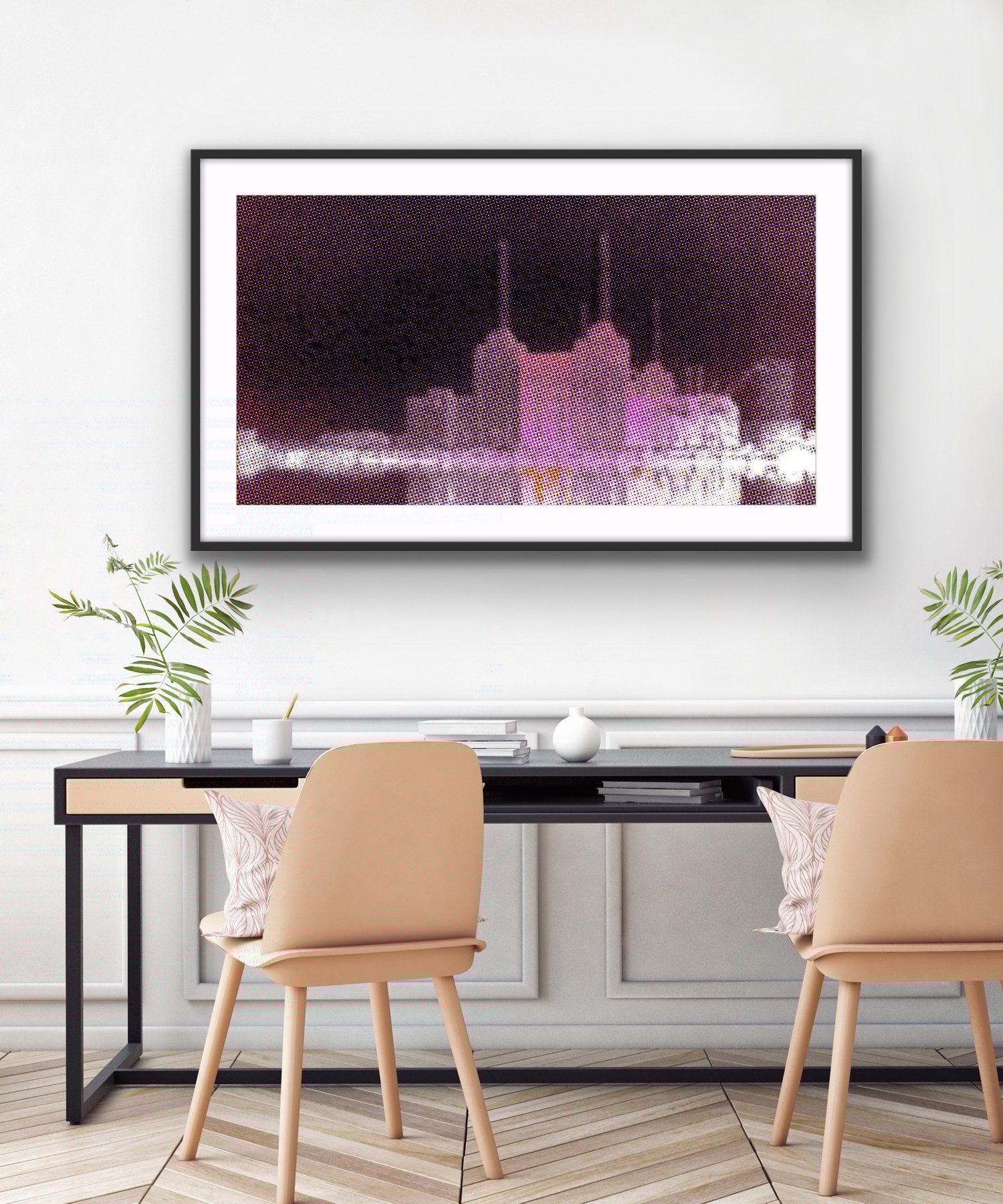 Electric Dreams Invert Pink - Battersea Power Station - Limited Edition Print 1/3