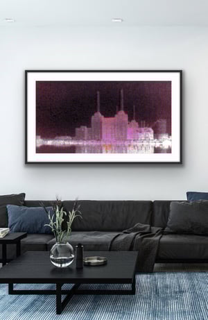 Electric Dreams Invert Pink - Battersea Power Station - Limited Edition Print 1/3