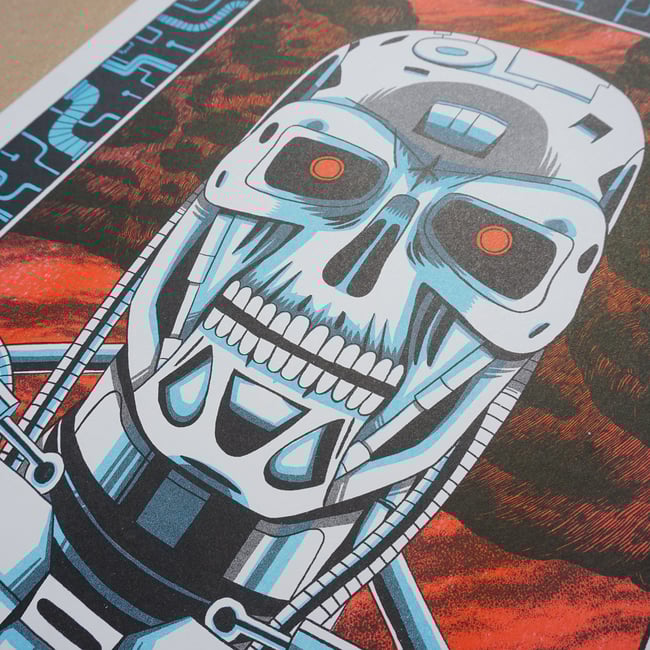 Terminator - A3 Risograph Print