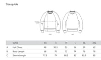 Image 5 of Faded away STENCIL CREWNECK 